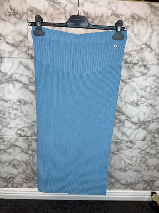 Fusta Midi Guess Albastra, Marimea L [1]