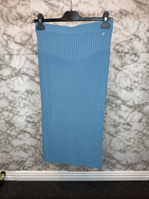 Fusta Midi Guess Albastra, Marimea L [2]