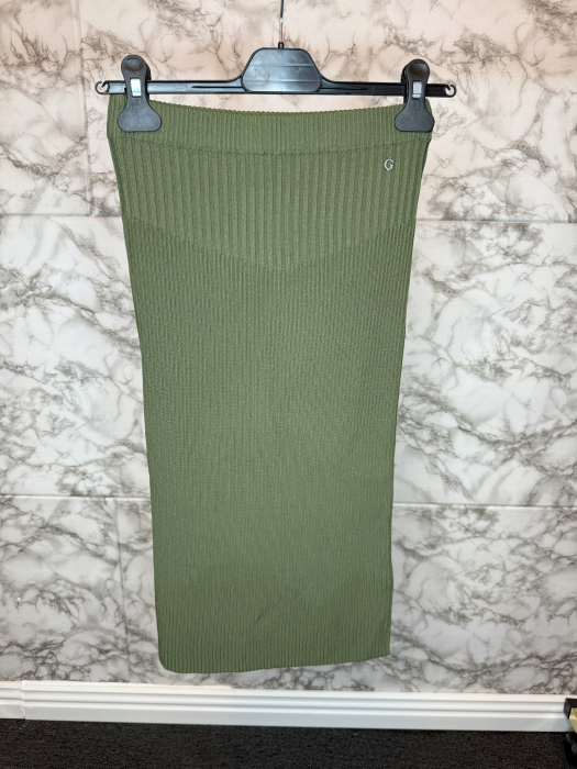 Fusta Midi Guess Verde, Marimea S [2]