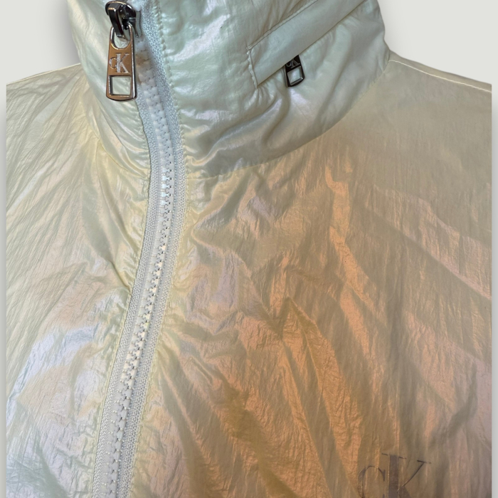 Geacă Calvin Klein damă, alb-ivory- logo distinctiv, colecție outlet. [4]