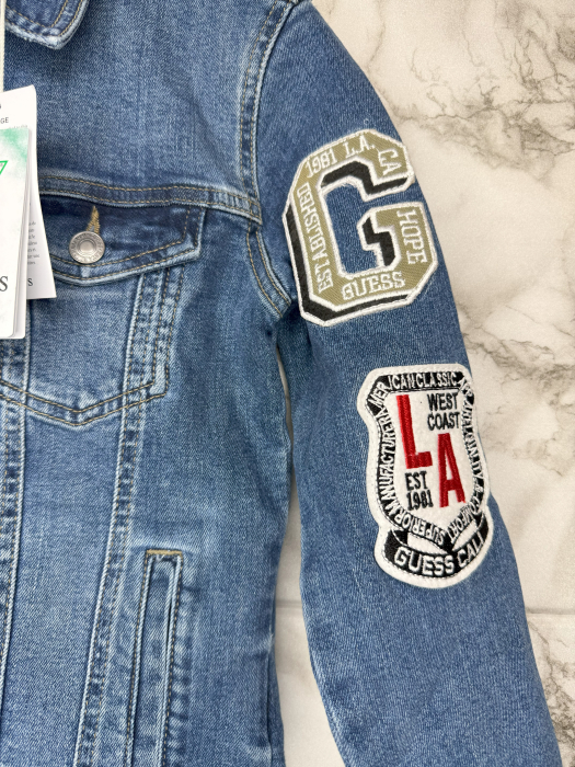 Geacă denim Guess Copii– logo distinctiv, colecție outlet. [2]