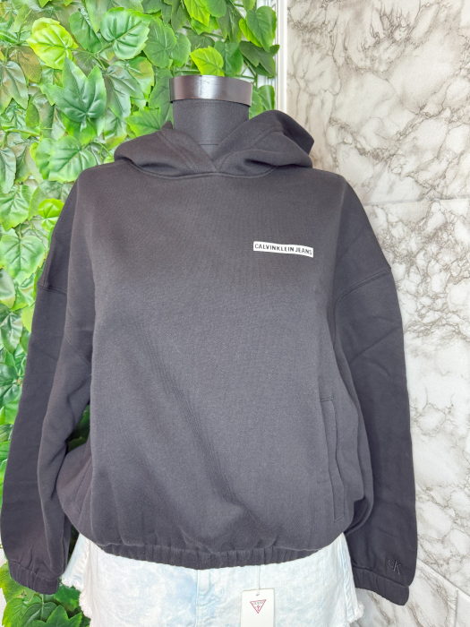 Hanorac damă Calvin Klein Jeans Negru, Logo [3]