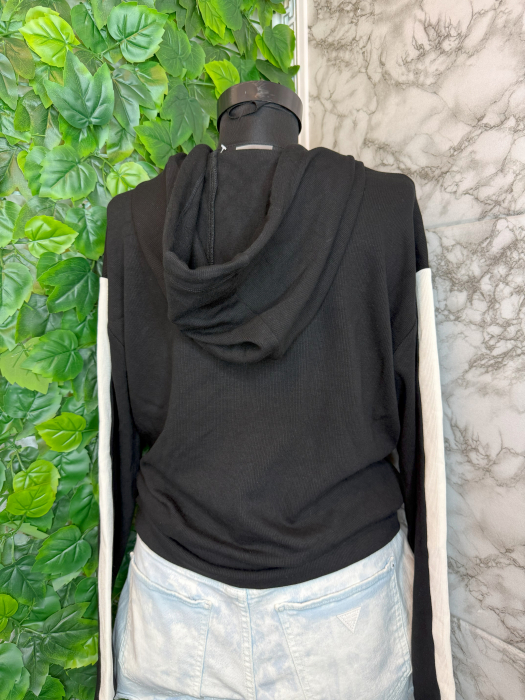 Hanorac damă Guess Negru, Logo [4]