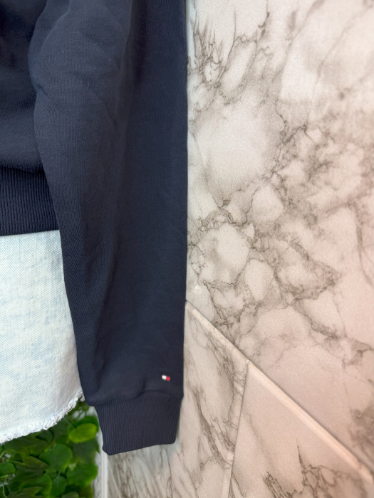 Hanorac damă Tommy Hilfiger Albastru Logo, original outlet [4]