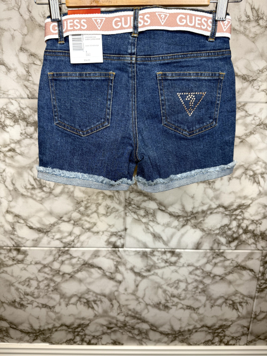 Pantaloni scurți copii Guess albastri [4]
