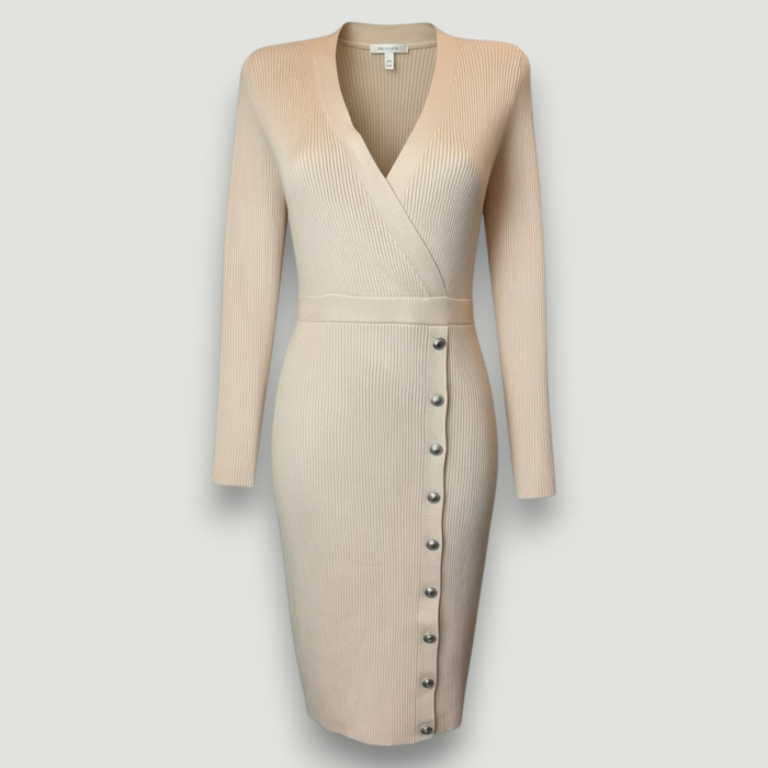 Rochie Premium Guess bej mulată damă – elegantă și sexy- logo distinctiv, colecție outlet. [2]