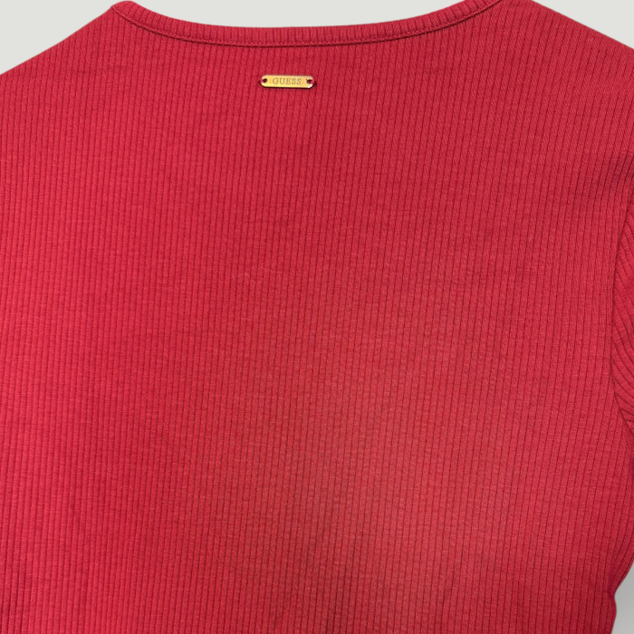 Rochie Premium Guess roșie mulată damă – elegantă și sexy- – logo distinctiv, colecție outlet. [5]