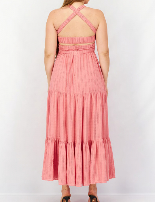 Rochie Lunga Roz Guess, Marimea 44 (L) [4]