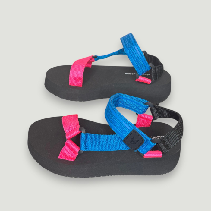 Sandale Damă Calvin Klein Jeans – Casual de Vară cu Barete- logo distinctiv, colecție outlet. [2]