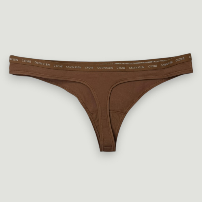 Chiloți Damă Set Calvin Klein – Model tanga cu Logo-detalii logo, colecție outlet [3]