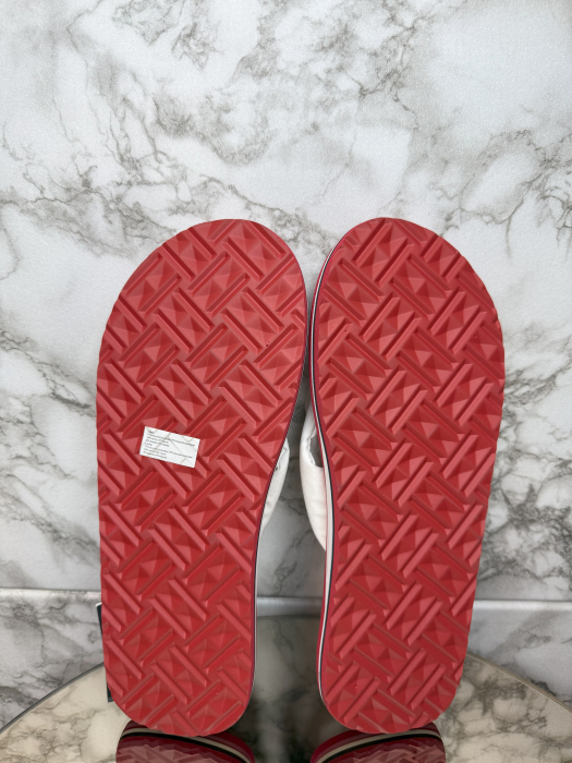 Șlapi Bărbați Tommy Hilfiger – Alb cu Roșu – logo distinctiv, colecție outlet. [2]