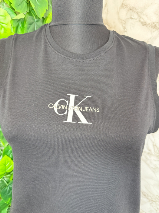 Top damă Calvin Klein Jeans Negru, Logo [2]