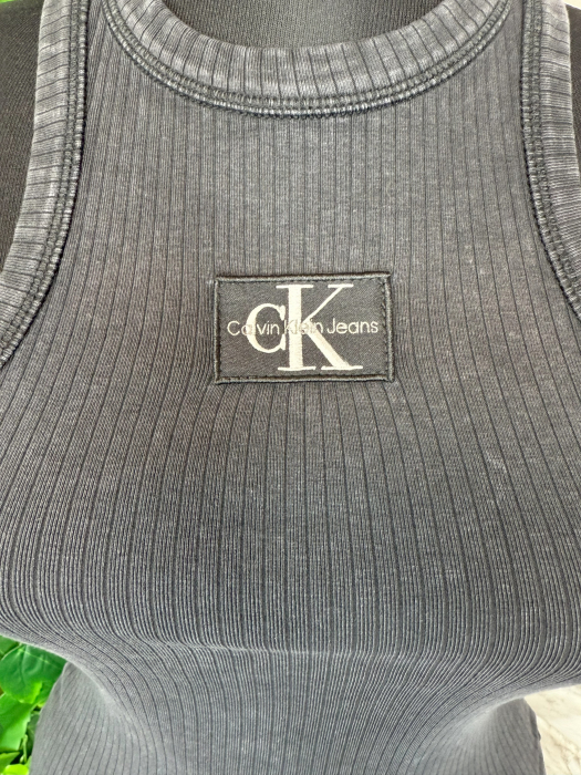 Top damă Calvin Klein Jeans Negru, Logo [3]