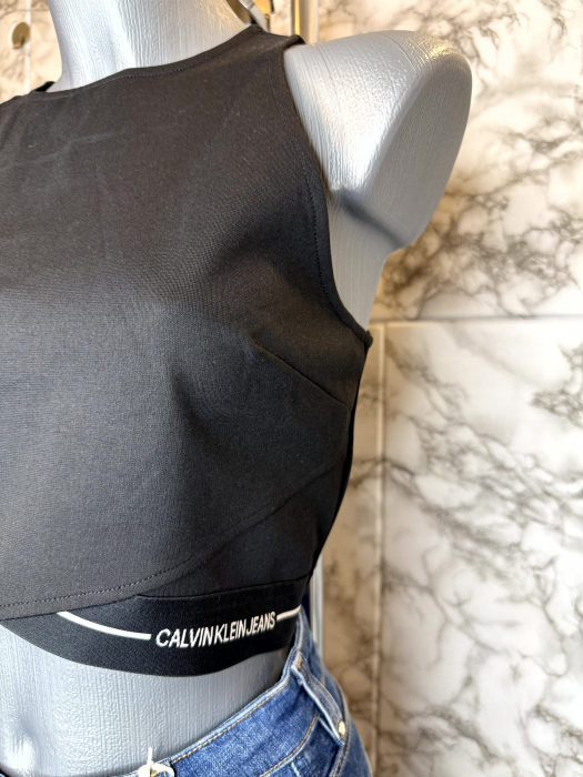 Top damă Calvin Klein original, logo distinctiv, colecție outlet [3]