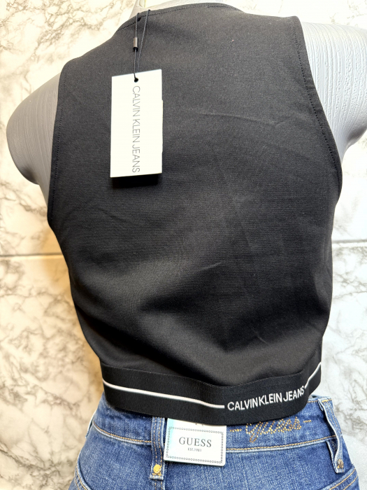 Top damă Calvin Klein original, logo distinctiv, colecție outlet [4]