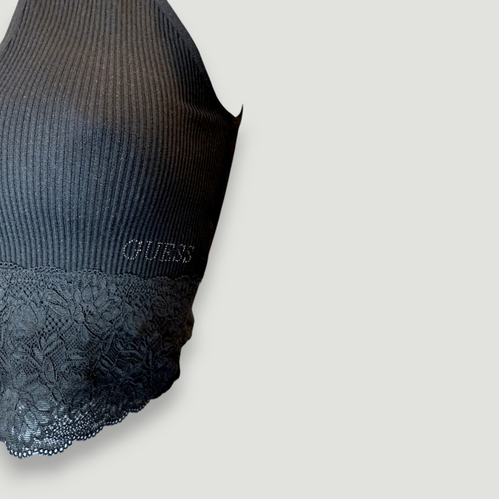 Top damă negru Guess original, logo distinctiv, colecție outlet [2]