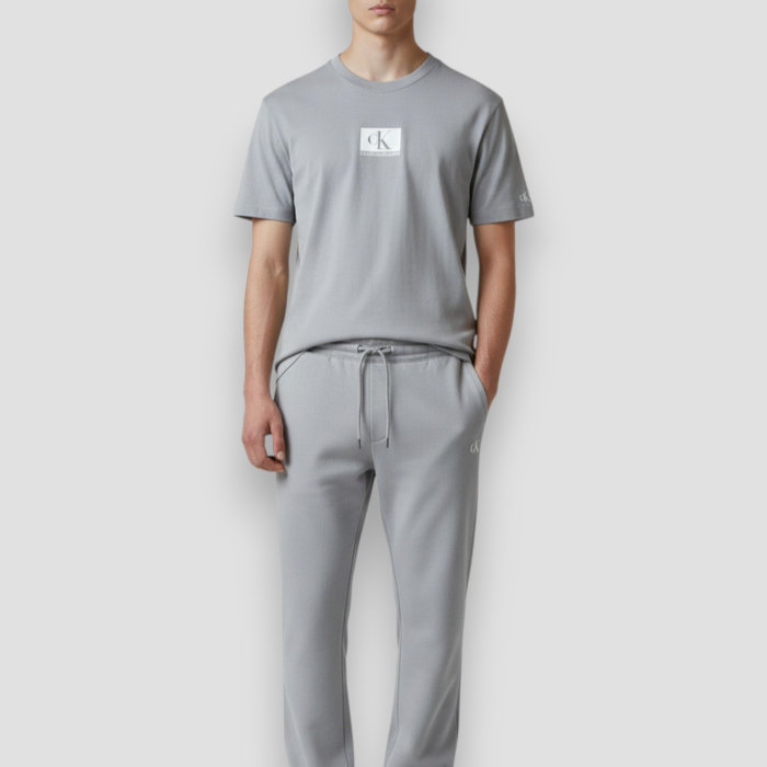 Tricou Calvin Klein Jeans Alb Logo Alb [4]