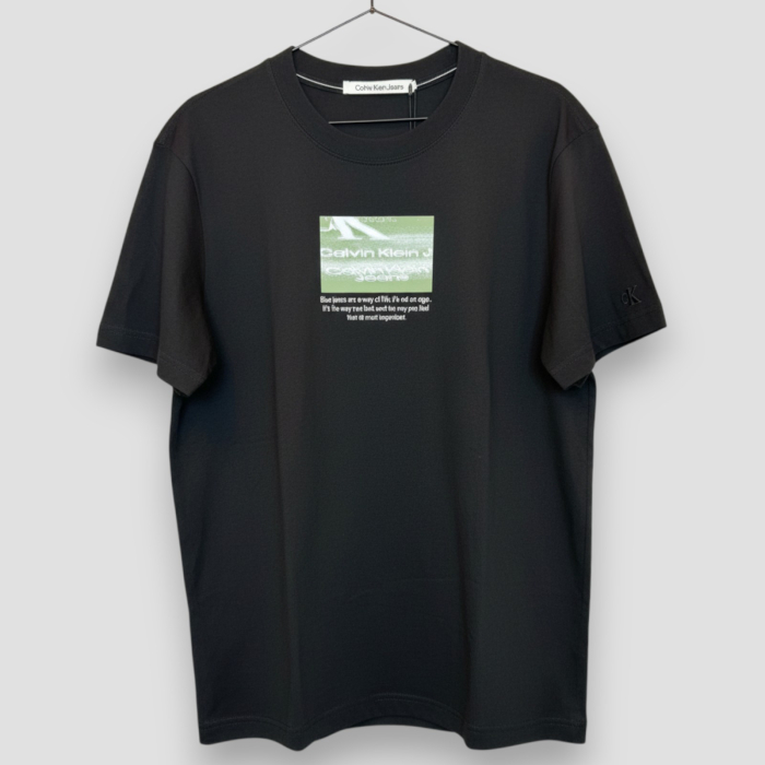 Tricou Calvin Klein Jeans Negru Logo Multicolor [2]