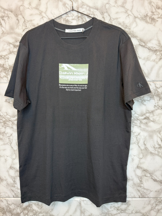 Tricou Calvin Klein Jeans Negru Logo Multicolor [1]