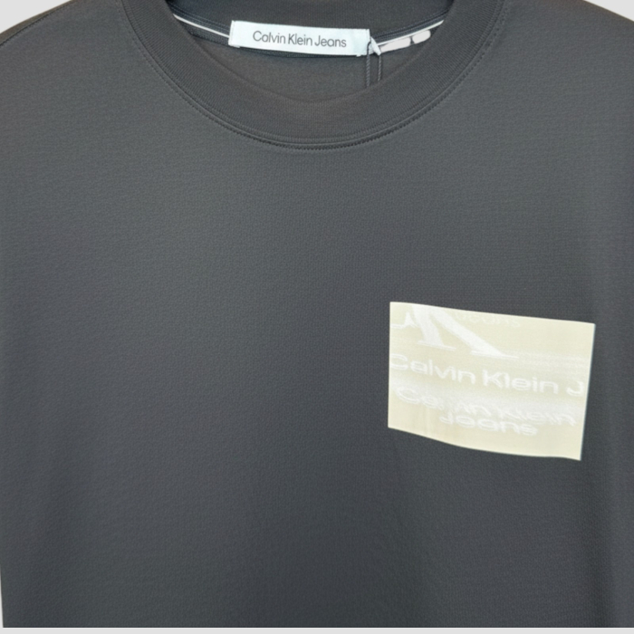 Tricou Calvin Klein Jeans Negru Logo Multicolor [3]