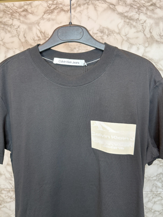 Tricou Calvin Klein Jeans Negru Logo Multicolor [3]