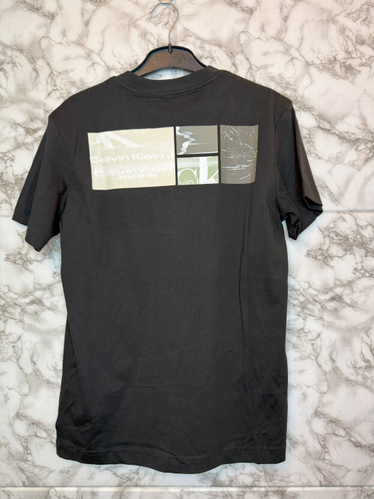 Tricou Calvin Klein Jeans Negru Logo Multicolor [2]