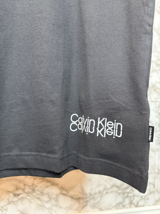 Tricou Calvin Klein Negru Logo Alb [4]