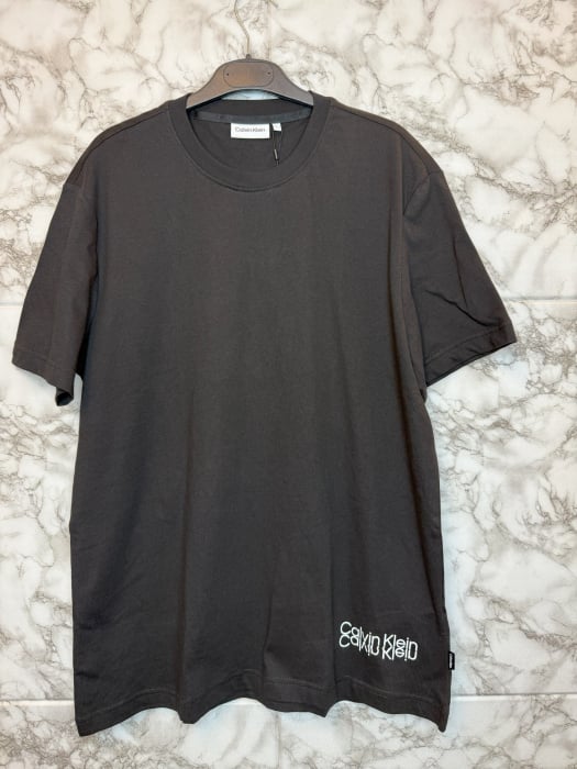 Tricou Calvin Klein Negru Logo Alb [1]