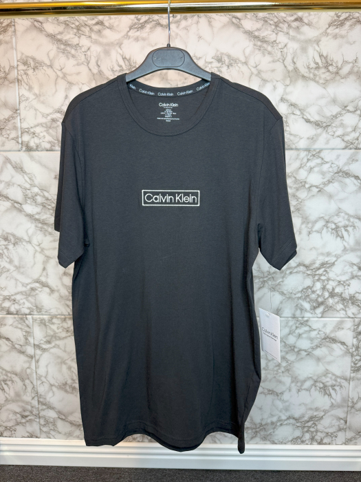 Tricou Calvin Klein Negru Logo Alb [3]