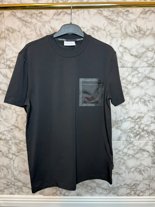 Tricou Calvin Klein Negru cu buzunar [2]