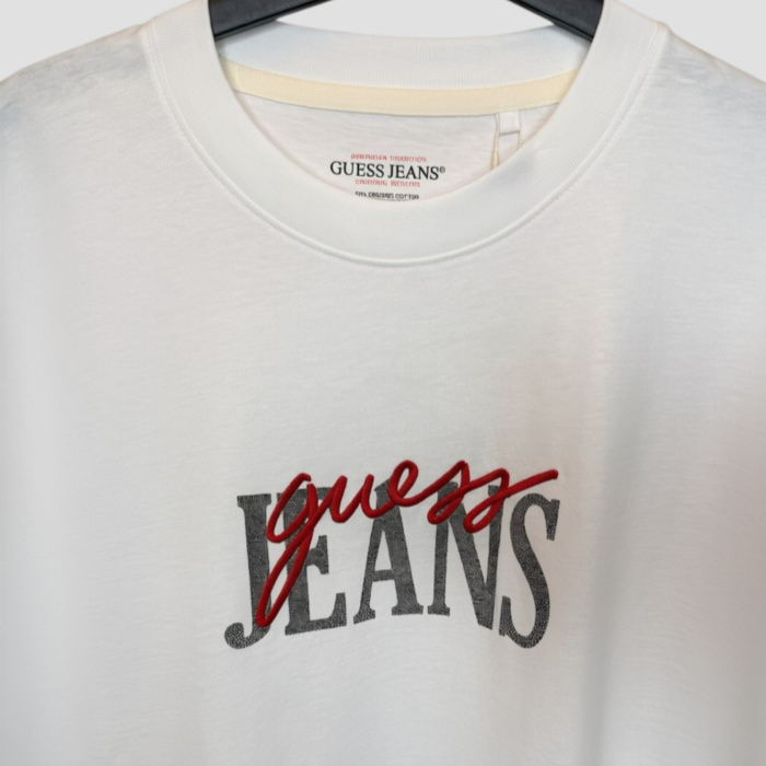 Tricou Guess Barbati alb, casual [3]