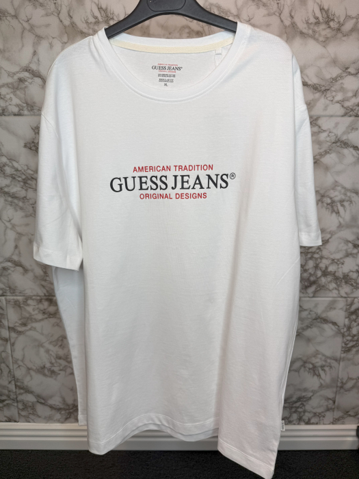 Tricou Guess Barbati ALB, casual [2]