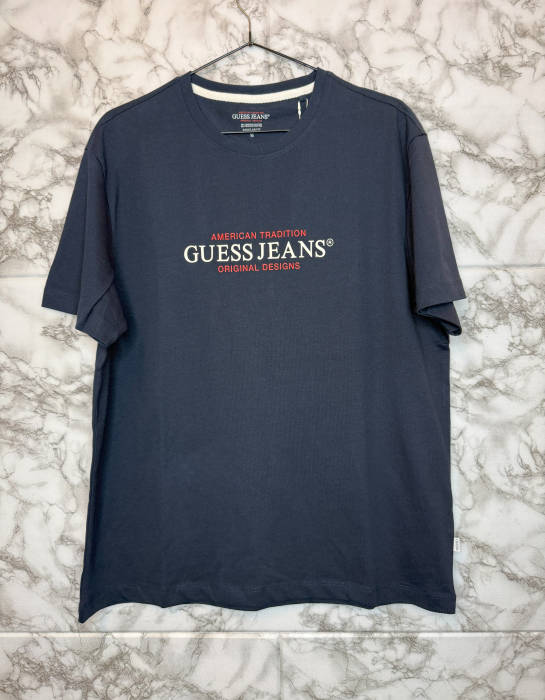 Tricou Guess Barbati ALBASTRU, casual [1]
