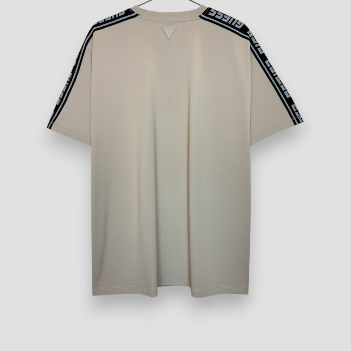 Tricou Guess Barbati BEJ,  casual [3]