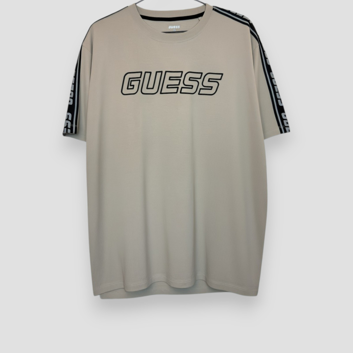 Tricou Guess Barbati BEJ,  casual [4]