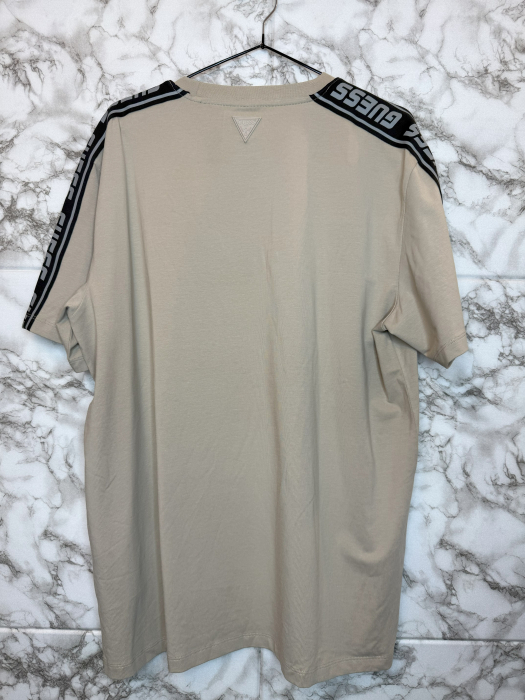 Tricou Guess Barbati BEJ,  casual [2]