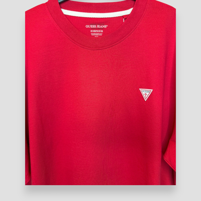 Tricou Guess Barbati rosu, casual [5]