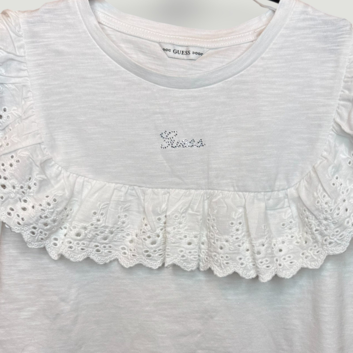 Tricou copii Guess alb [2]