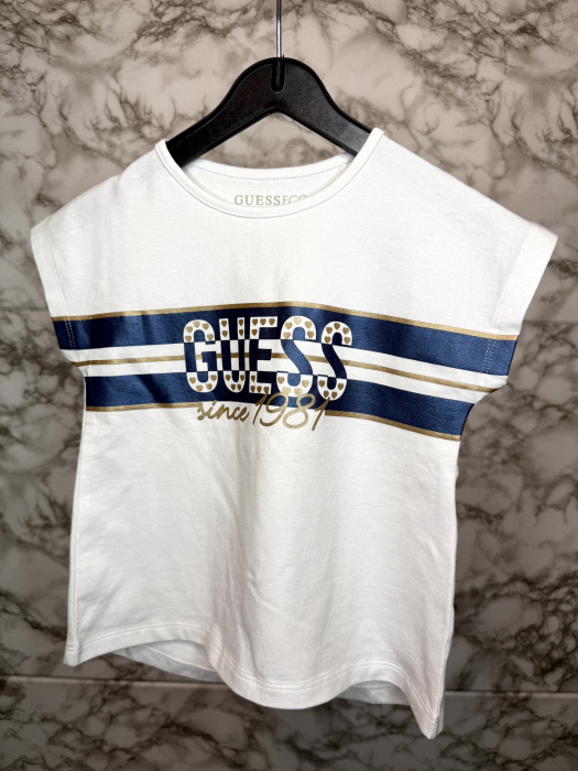 Tricou copii Guess alb [2]