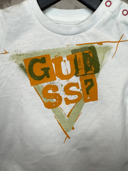 Tricou copii Guess alb [3]