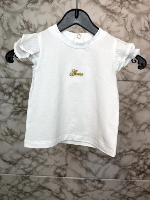 Tricou copii Guess alb [2]