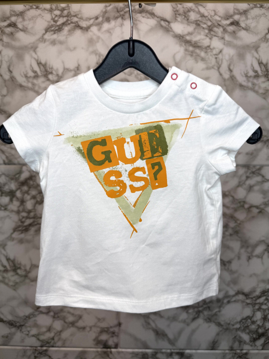 Tricou copii Guess alb [2]