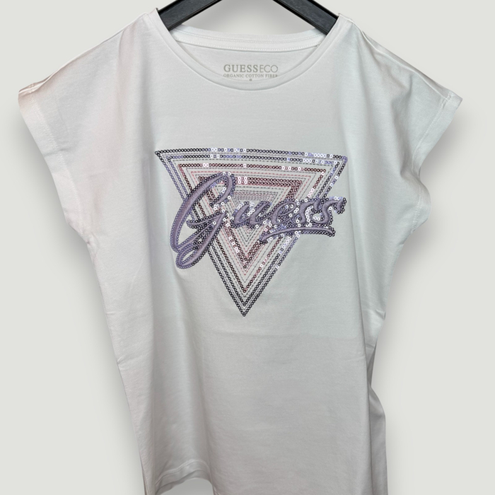 Tricou copii Guess alb [2]