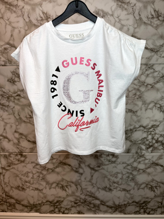 Tricou copii Guess alb [1]