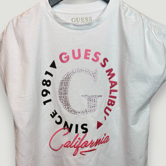 Tricou copii Guess alb [2]