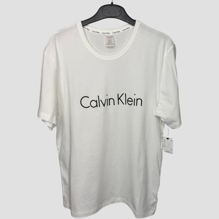 Tricou damă Calvin Klein Alb Logo [2]