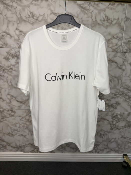 Tricou damă Calvin Klein Alb Logo [4]