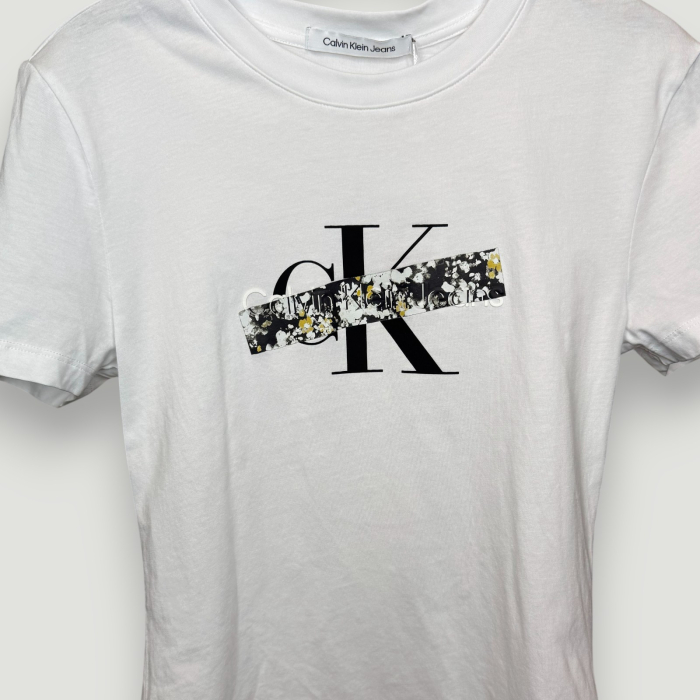 Tricou damă Calvin Klein alb [2]