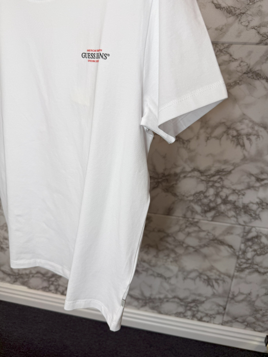 Tricou damă Guess Alb, Logo [3]