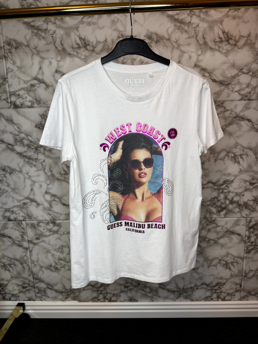 Tricou Dama Guess Alb, Marimea S [2]